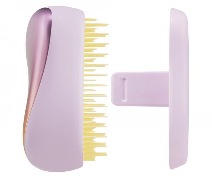 Szczotka do rozczesywania wosw Tangle Teezer Compact Styler Lilac Yellow - fioletowo-ta
