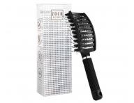 Szczotka do rozczesywania i suszenia w�os�w z w�osiem dzika i nylonowym Sister Young Zoco Hair Brush - czarna