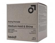 Pasta do stylizacji w�os�w nadaj�ca po�ysk i �rednie utrwalenie Beviro Styling Pomade Medium Hold & Shine - 100 g