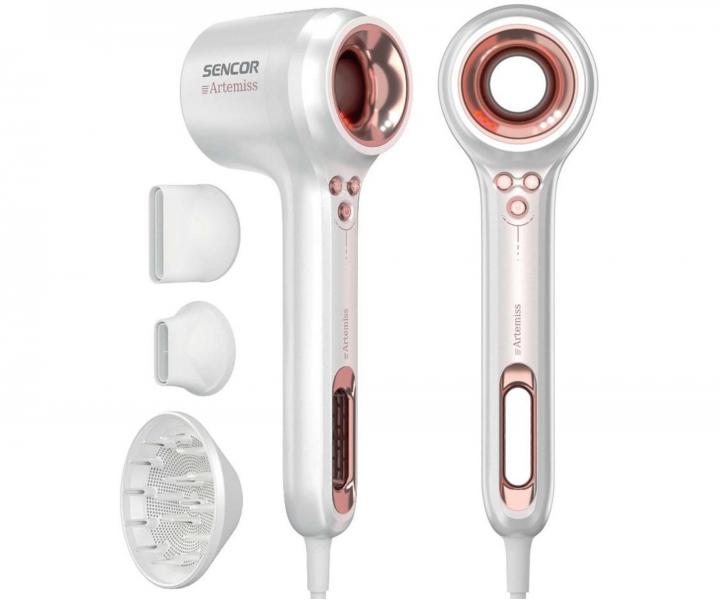 Suszarka do wosw z dyfuzorem Sencor Artemiss High Speed Hair Dryer SHD 9150RS - 1500 W - biaa