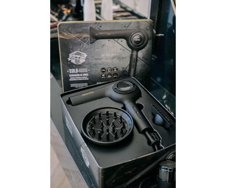 Profesjonalna suszarka do wosw Captain Cook Eolo 4000 - 1700 W - czarna