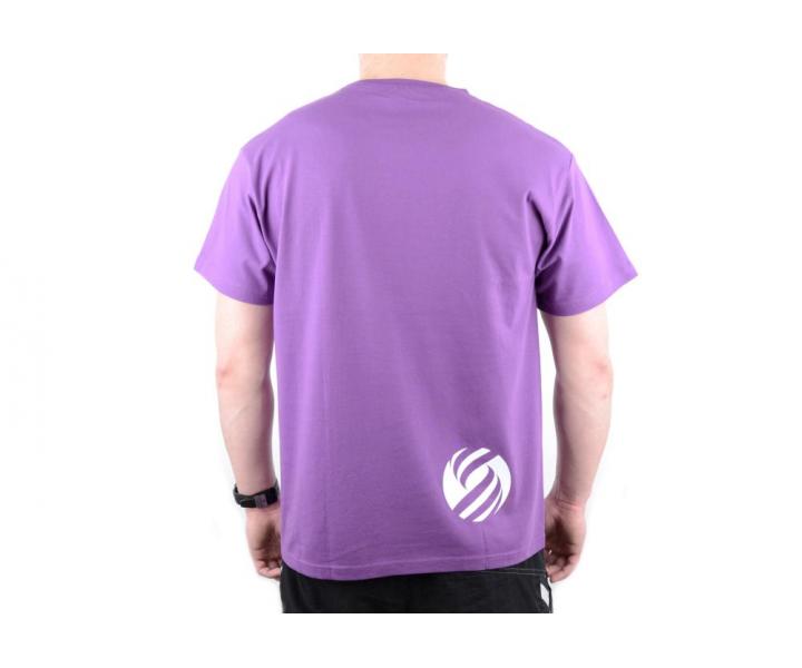 T-shirt z kr�tkim r�kawem - m�ski - fioletowy XXL
