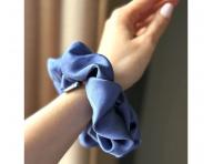 Ozdobna gumka do w�os�w z szyfonu Sister Young Scrunchie Lilu Steel Blue - stalowy niebieski
