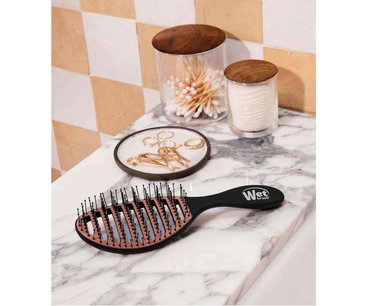 Szczotka do rozczesywania i suszenia wosw Wet Brush The Original Detangler Ceramic Speed Dry - czarna