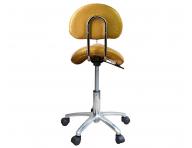 Taboret na kkach z oparciem Detail T2 - zoty (30)