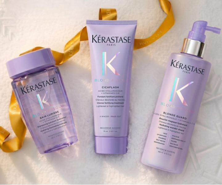 Zestaw upominkowy nawil�aj�cy i roz�wietlaj�cy blond w�osy K�rastase Blond Absolu Set
