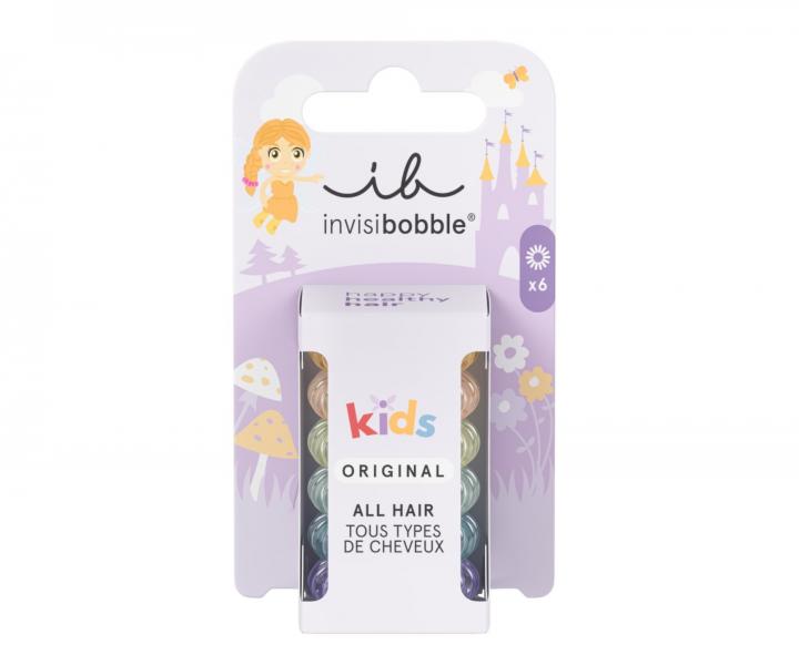 Zestaw ozdobnych gumek spiralek dla dzieci Invisibobble KIDS Original Take Me to Candyland - 6 szt.