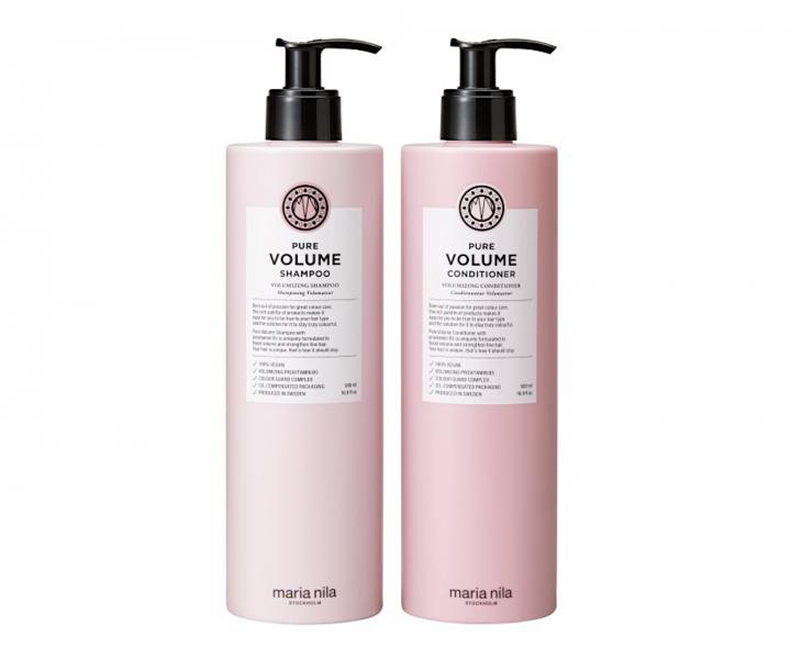 Zestaw upominkowy nadaj�cy obj�to�� cienkim w�osom Maria Nila Pure Volume Duo Bundle
